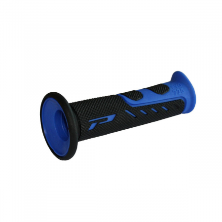 Suspensie Cadru - Mansoane  Progrip 725- capat inchis; ghidon 22mm;  L 122mm Culoare Negru/Albastru
