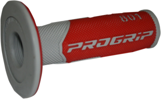 Suspensie Cadru - Mansoane Progrip MX 801 Double Density  Gri/Rosu