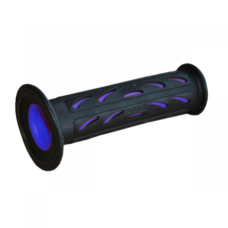 Mansoane - Mansoane sportbike Progrip - capat inchis; ghidon 22mm; L 125mm Culoare Negru/Albastru