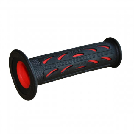 Mansoane - Mansoane sportbike Progrip - capat inchis; ghidon 22mm; L 125mm Culoare Negru/Rosu