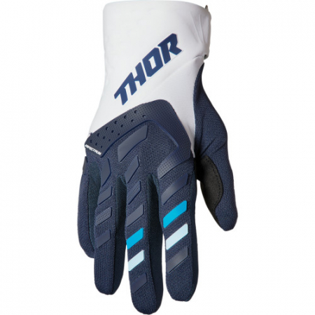 Manusi - Manusi atv/cross dame Thor Spectrum, culoare bleumarin/alb, marime L