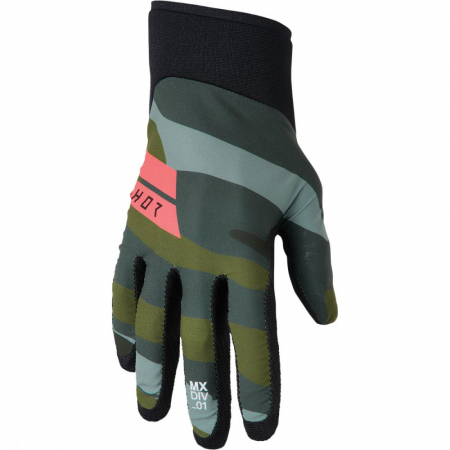 Manusi - Manusi atv/cross Thor Agile Status, culoare negru/camo, marime S