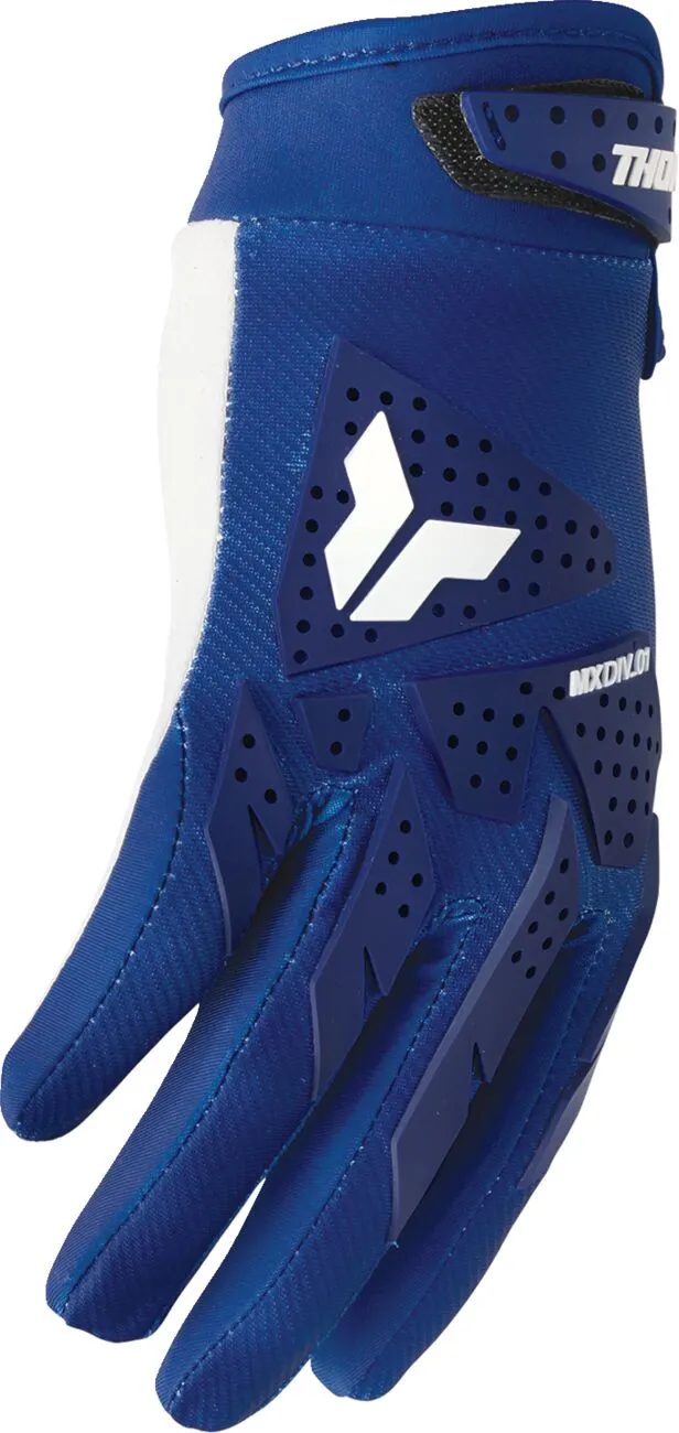 Manusi atv/cross Thor Launchmode XP, culoare albastru/alb, marime XS [1]