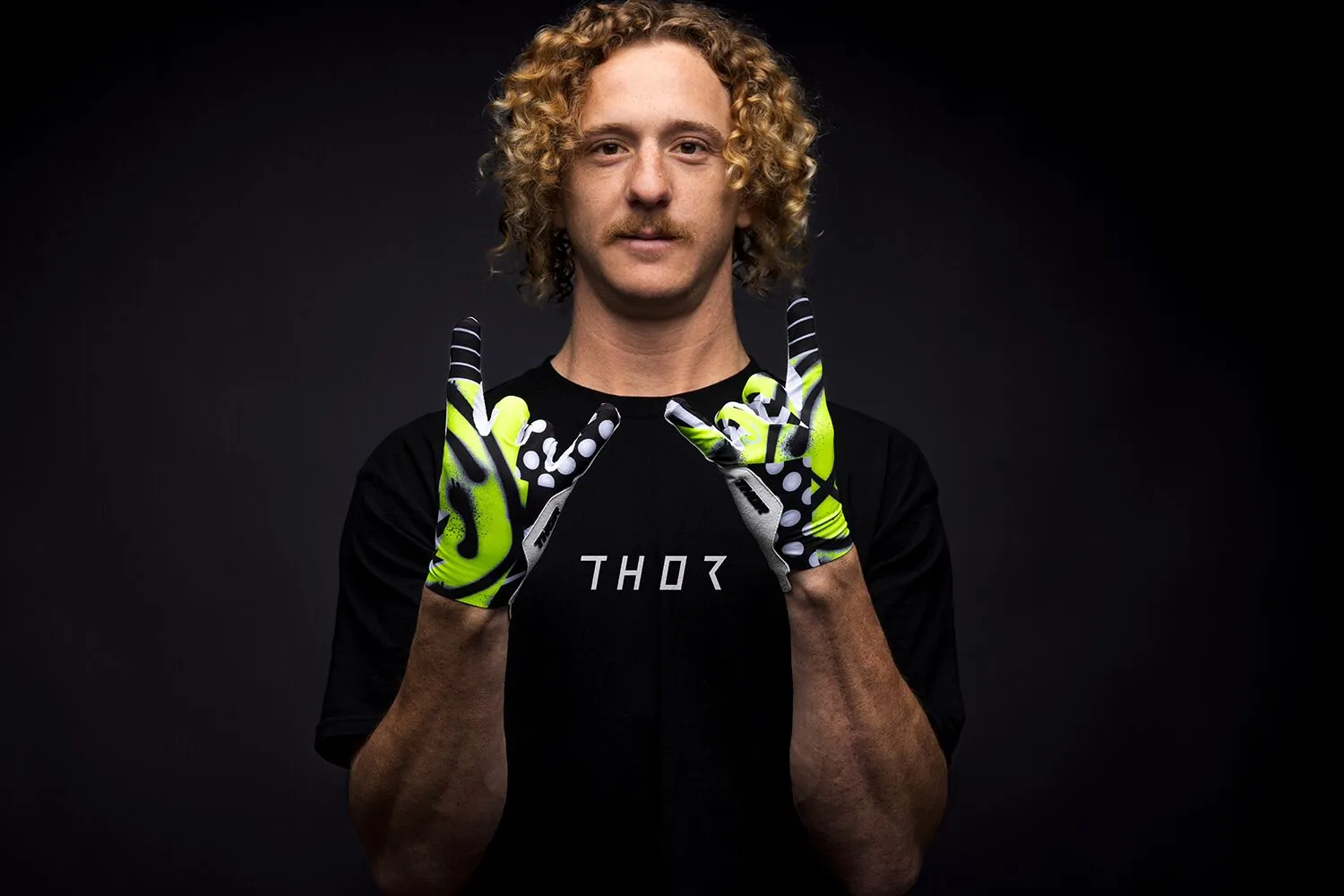 Manusi atv/cross Thor SportMode Anarchy, culoare verde/negru, marime XS [4]