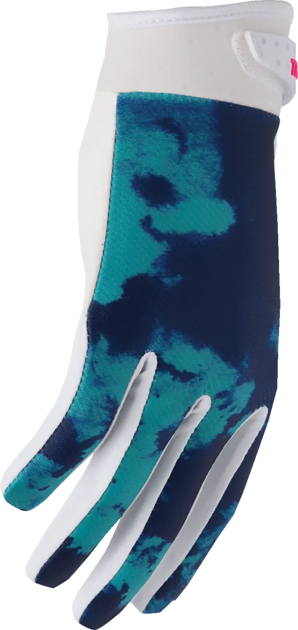 Manusi copii atv/cross Thor LaunchMode Bleach, culoare turcoaz, marime YXS [2]