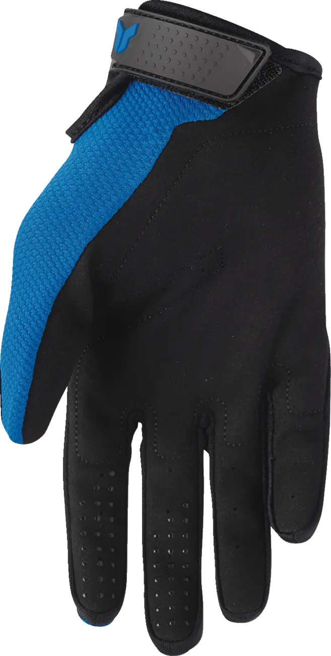 Manusi copii atv/cross Thor LaunchMode Static, culoare albastru, marime YXS [1]