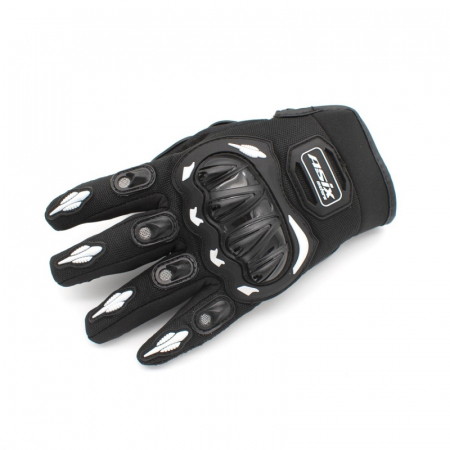 Manusi enduro/atv/cross Asix AS2 Senior, culoare negru/alb, marime M [5]