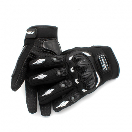 Manusi enduro/atv/cross Asix AS2 Senior, culoare negru/alb, marime M [1]