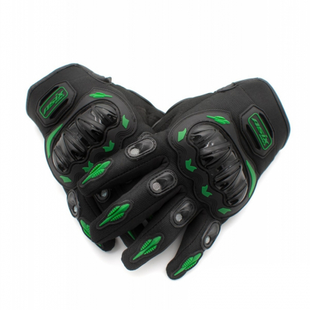Manusi enduro/atv/cross Asix AS2 Senior, culoare negru/verde, marime M [2]