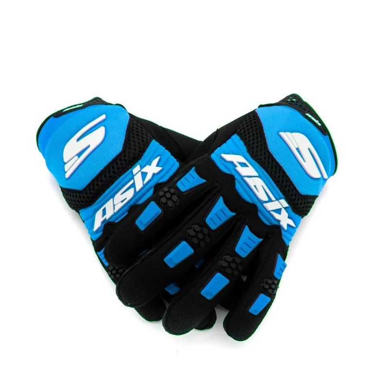 Manusi - Manusi enduro/atv/cross Asix AS3 Senior, culoare albastru, marime S