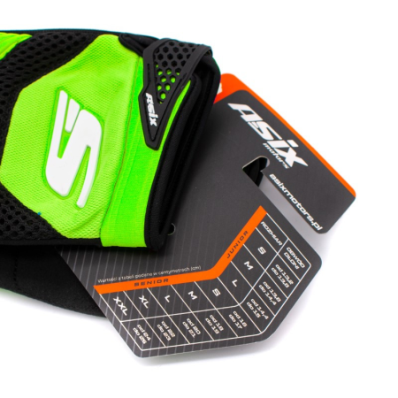 Manusi enduro/atv/cross Asix AS3 Junior, culoare verde lime, marime YL [10]