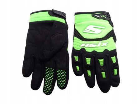Manusi enduro/atv/cross Asix AS3 Senior, culoare verde lime, marime M [2]