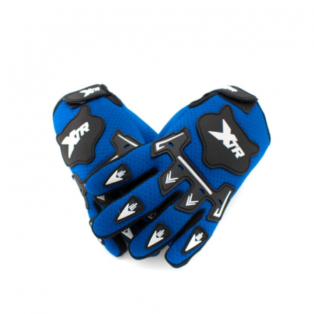 Manusi enduro/atv/cross XTR X1 Junior, culoare albastru, marime YM [2]