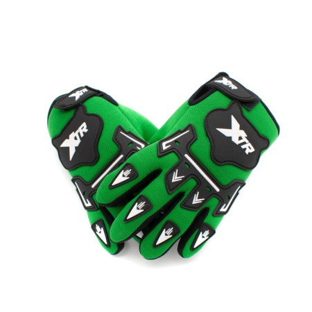 Manusi enduro/atv/cross XTR X1 Junior, culoare verde, marime YL [1]