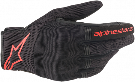 Manusi - Manusi moto Alpinestars Copper, culoare negru/rosu, marime 3XL