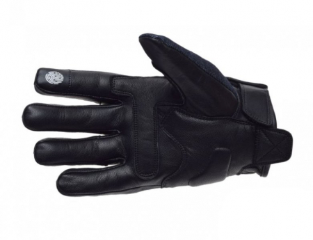 Manusi moto Leoshi Jeans cu protectii, marime M, culoare bleumarin [1]