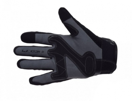 Manusi moto Leoshi piele/textil, culoare negru/gri, marime L [1]