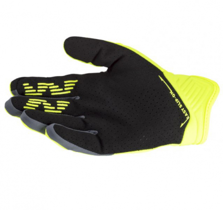 Manusi moto, LS2 Bend Man, marime M, culoare galben, lycra, piele intoarsa artificiala si neopren [1]