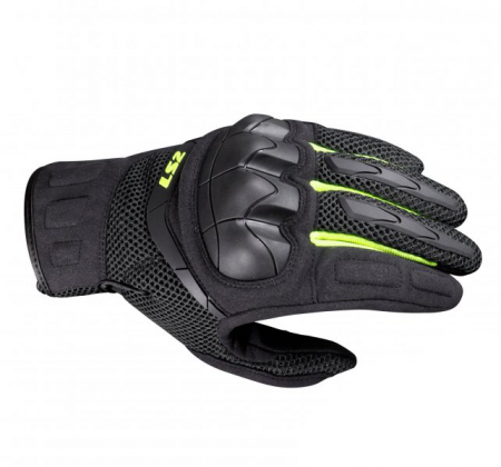 Echipament Strada - Manusi moto LS2 Kubra Man, culoare negru/verde, marime S