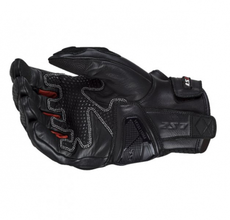 Manusi moto piele/carbon LS2 Spark2, culoare negru/rosu, marime L [1]
