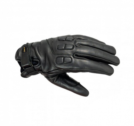 Echipament Strada - Manusi moto piele, LS2 Jazz Man, marime S, culoare negru
