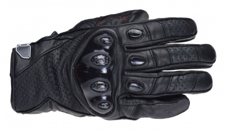 Echipament Strada - Manusi moto protectii plastic/kevlar, culoare negru, marime L