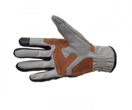 Manusi moto vintage Leoshi, culoare maro, marime M [1]