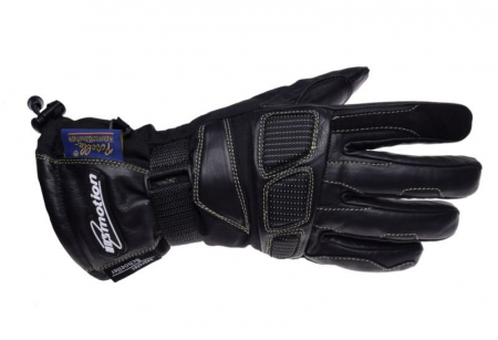 Echipament Strada - Manusi moto WM iarna textil, culoare negru, marime L