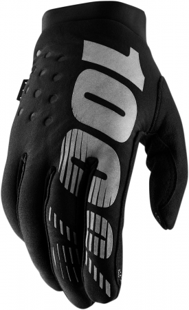 Echipament Cross  & ATV - Manusi motocross 100% BRISKER culoare negru marime S