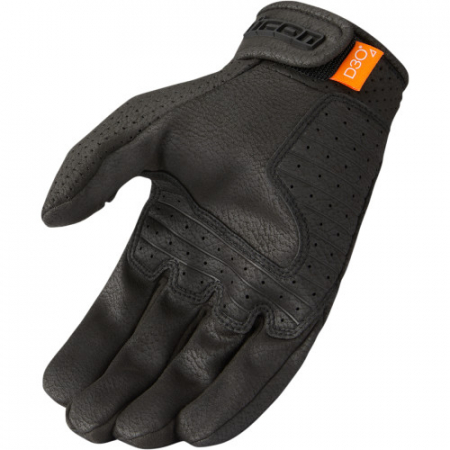 Manusi piele Icon Airform, culoare negru, marime 3XL [1]