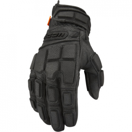 Manusi piele Icon Motorhead3, culoare negru, marime L [0]