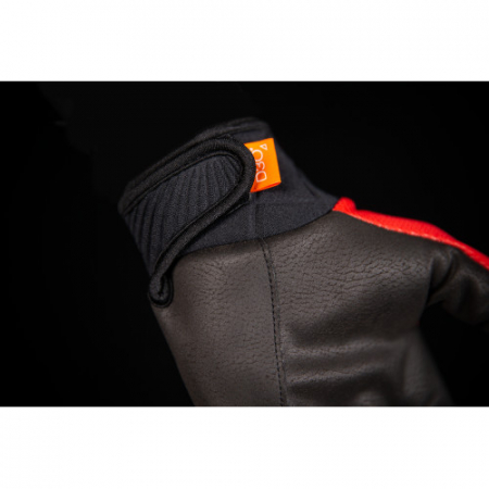 Manusi textil Icon Anthem 2, culoare rosu/negru, marime M [4]