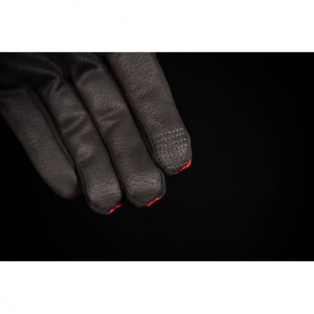 Manusi textil Icon Anthem 2, culoare rosu/negru, marime M [2]