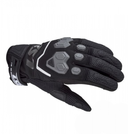 Echipament Strada - Manusi textil LS2 Vega Man, marime L, culoare negru