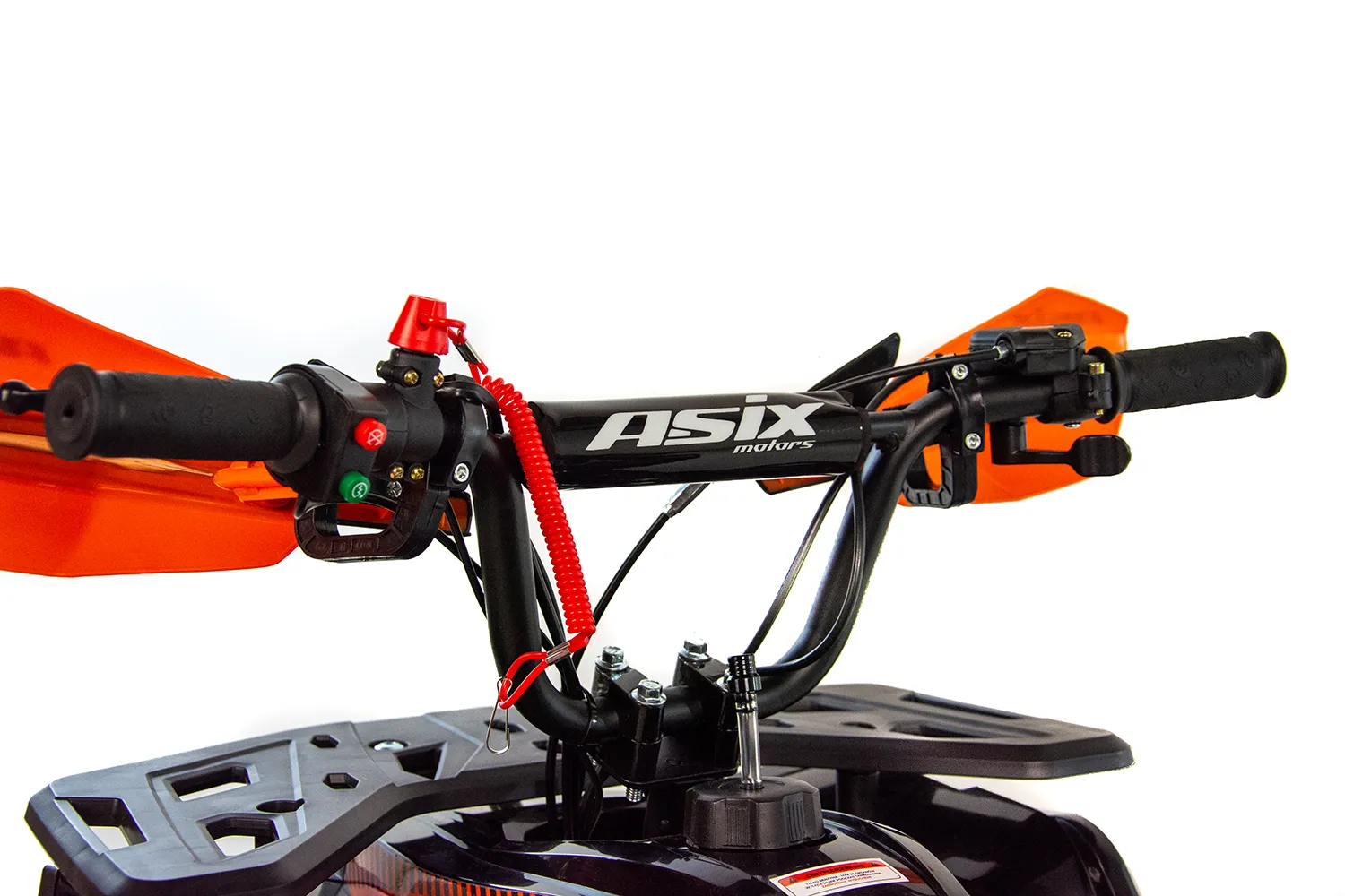 Mini atv Asix M10, roti 6inch, 50cc, 2 timpi, pornire electromotor, culoare gri/albastru [18]