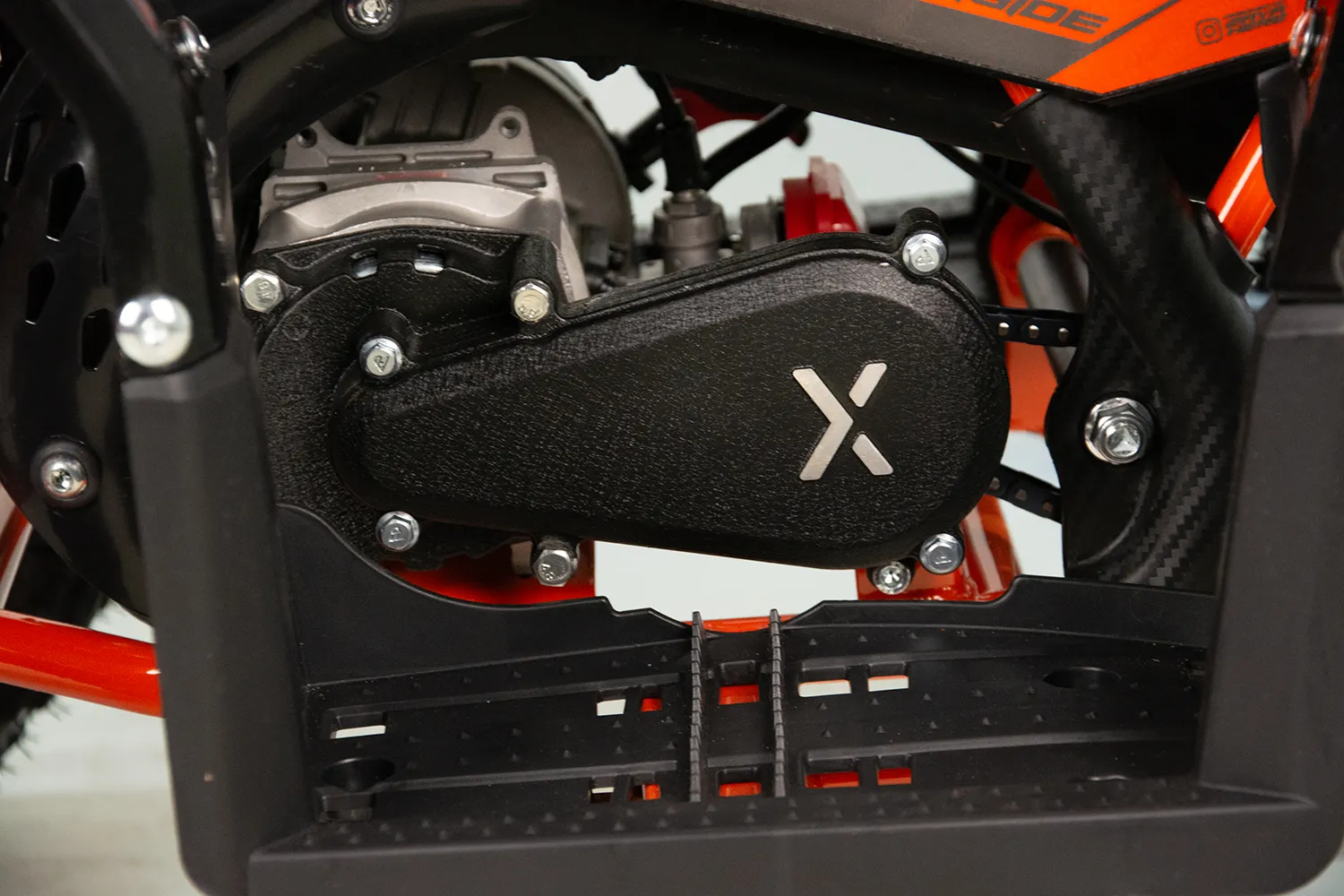 Mini atv Asix M10, roti 6inch, 50cc, 2 timpi, pornire electromotor, culoare gri/albastru [13]