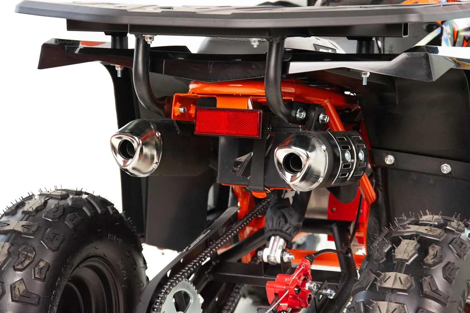 Mini atv Asix M10, roti 6inch, 50cc, 2 timpi, pornire electromotor, culoare gri/albastru [19]