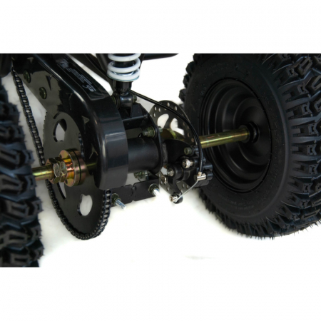 Mini atv XTR M7, roti 6 inch, 50cc, 2 timpi, pornire la sfoara, culoare negru/albastru [12]