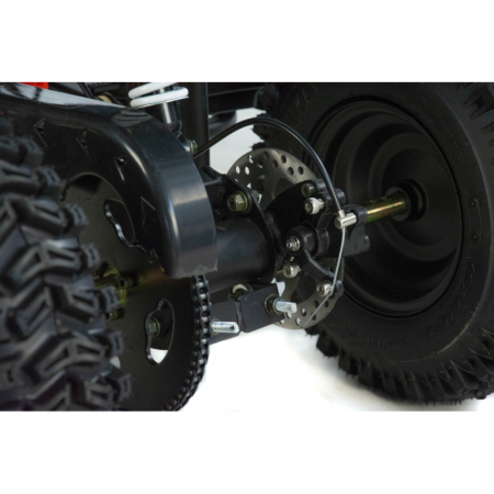 Mini atv XTR M8, roti 6inch, 50cc, 2 timpi, pornire electromotor, culoare negru/verde [6]