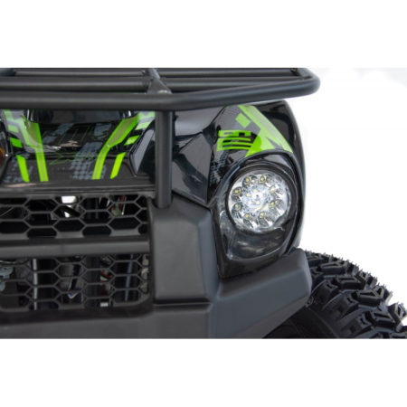 Mini atv XTR M9, roti 6inch, 50cc, 2 timpi, pornire electromotor, culoare negru/rosu [9]