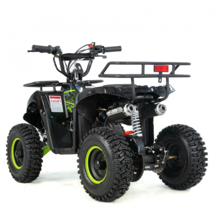 Mini atv XTR M9, roti 6inch, 50cc, 2 timpi, pornire la sfoara, culoare negru/verde [3]