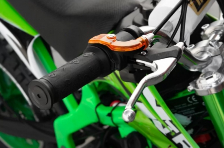 Mini Cross XTR 701, 50cc, 2 timpi, pornire sfoara, roti 10 inch, culoare negru/verde [3]