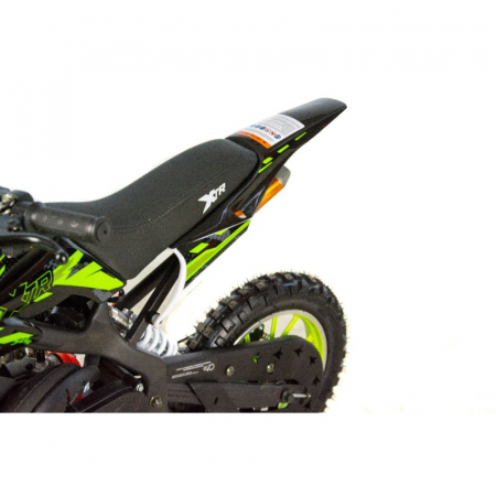 Mini Cross XTR 701, 50cc, 2 timpi, pornire electromotor, roti 10 inch, culoare negru/verde [9]
