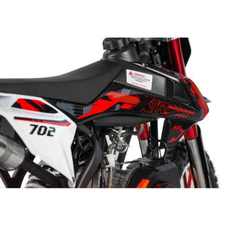 Mini Cross XTR 702, 50cc, 2 timpi, pornire sfoara, roti 10 inch, culoare negru/verde [6]