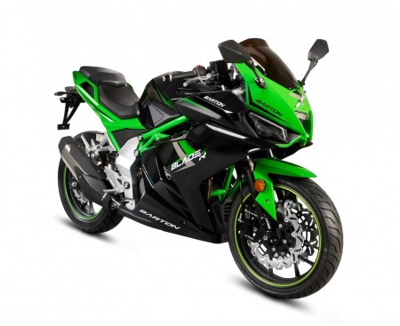 Motocicleta Barton Blade-R 125cc, culoare negru/verde [1]