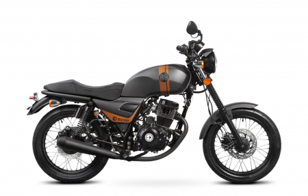 Motociclete & ATV - Motocicleta Barton Cafe Racer 50cc, culoare gri