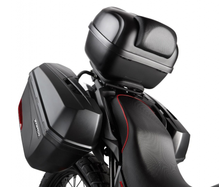 Motocicleta Barton Hyper 125cc, culoare negru/rosu, cu topcase [4]