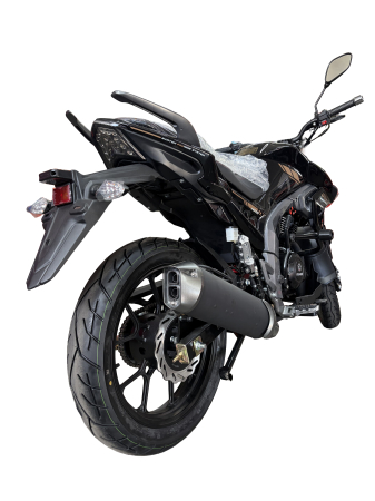 Motocicleta Barton Motors Noxo 125cc, negru/galben,racire aer, [1]