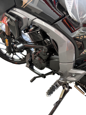 Motocicleta Barton Motors Noxo 125cc, negru/galben,racire aer, [3]