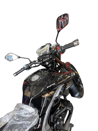 Motocicleta Barton Motors Noxo 125cc, negru/galben,racire aer, [2]
